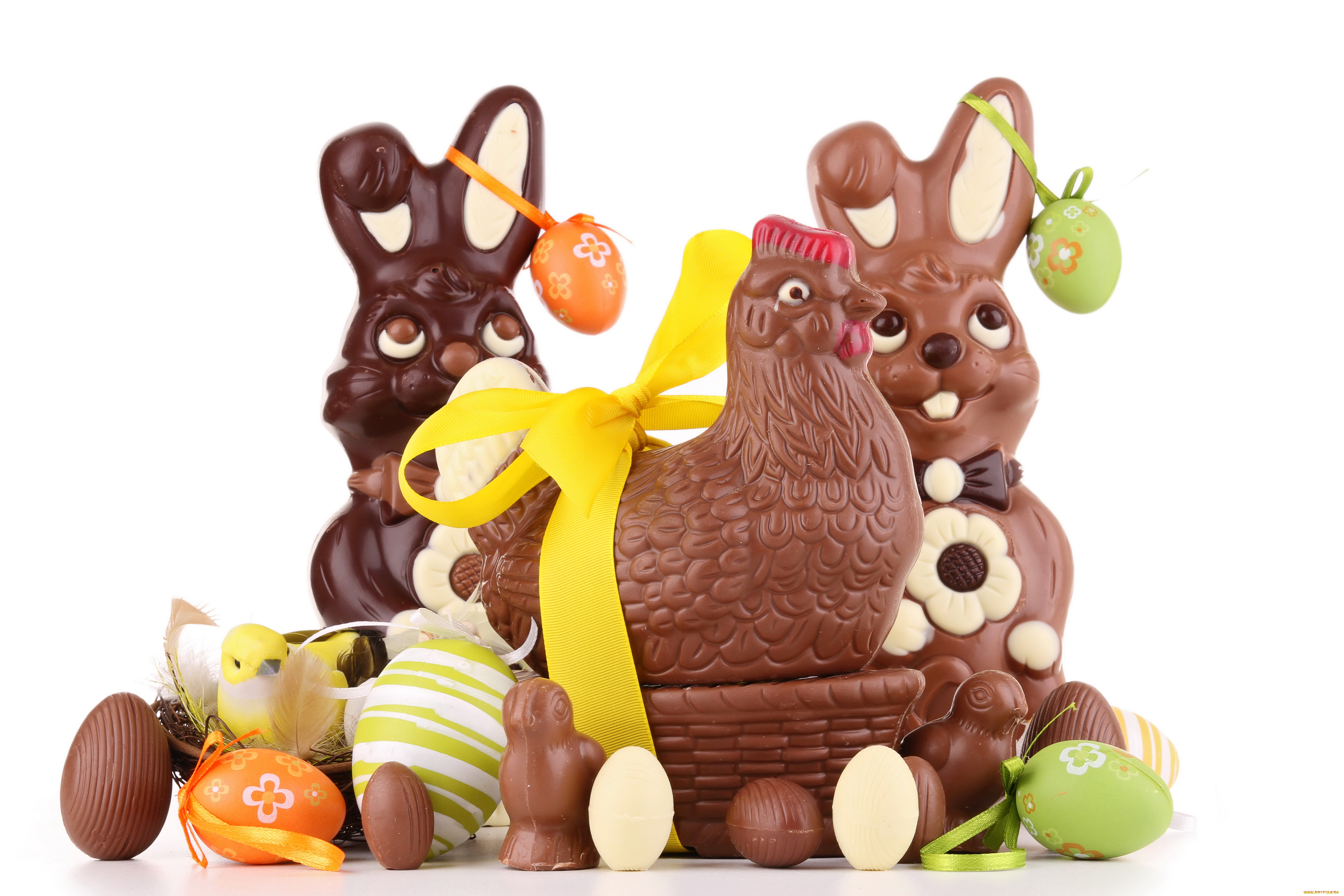 Пасхальный кролик шоколадный